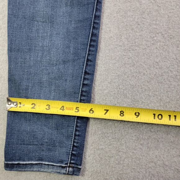 Democracy Ab-Solution Jeans Womens 10 Blue High Rise Skinny Distressed Stretch - Picture 12 of 14